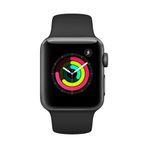 Apple Watch Series 3 42 mm Uzay Grisi Alüminyum Kasa Siyah Kordon Akıllı Saat