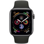 Apple Watch Series 4 44 mm Uzay Grisi Alüminyum Kasa ve Siyah Spor Kordon Akıllı Saat