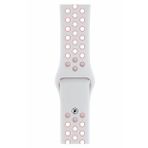 Apple Watch Series 6 42 MM Fileli Kordon Beyaz-Pembe