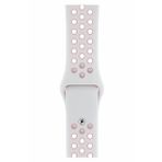Apple Watch Series 7 45 MM Fileli Kordon Beyaz-Pembe
