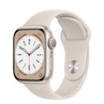 Apple Watch Series 8 41 mm Yıldız Işığı Alüminyum Kasa Akıllı Saat Teşhir- Outlet