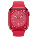 Apple Watch Series 8 45 mm Kırmızı Alüminyum Kasa Akıllı Saat