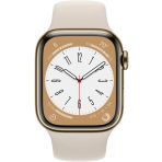 Apple Watch Series 8 GPS + Cellular 41 mm Paslanmaz Çelik Kasa Akıllı Saat