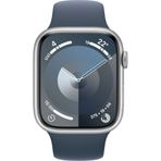 Apple Watch Series 9 41 mm Gece Yarısı Alüminyum Kasa Spor Kordon Akıllı Saat Teşhir- Outlet