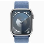 Apple Watch Series 9 41 mm Gps + Cellular Gümüş Alüminyum Kasa Spor Loop Akıllı Saat