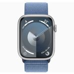 Apple Watch Series 9 41 mm Gümüş Alüminyum Kasa Spor Loop Akıllı Saat