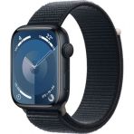 Apple Watch Series 9 45 mm Gece Yarısı Alüminyum Kasa Spor Loop Akıllı Saat