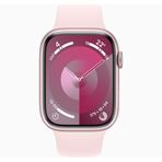 Apple Watch Series 9 45 mm Gps + Cellular Pembe Alüminyum Kasa Spor Kordon Akıllı Saat