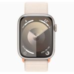 Apple Watch Series 9 45 mm Gps + Cellular Yıldız Işığı Alüminyum Kasa Spor Loop Akıllı Saat