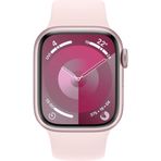 Apple Watch Series 9 Alüminyum Kasa 41 mm Pembe Spor Kordon Akıllı Saat Teşhir- Outlet