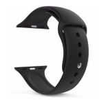 Apple Watch Series Se 44 mm Silikon Kordon Siyah