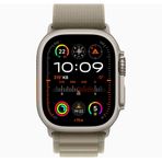 Apple Watch Ultra 2 49 mm Gps + Cellular Alpine Loop Klasik Zeytin Yeşili Titanyum Kasa Akıllı Saat