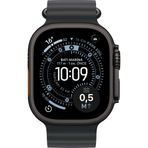 Apple Watch Ultra 3 GPS + Cellular 49 mm Siyah Titanyum Kasa Siyah Ocean Kordon Akıllı Saat