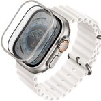 Apple Watch Ultra 49Mm Ekran Koruyucu Cam Ve Çelik Çerçeve Dust Repel™ Teknolojisi Yüksek Koruma
