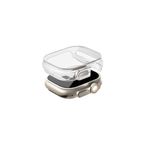 Apple Watch Ultra 49mm ile Uyumlu Ekran Koruyuculu Garde Kılıf - Dove Clear