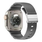 Apple Watch Ultra 49Mm Zore Krd-145 Metal Tokalı Silikon Kordon