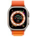 Apple Watch Ultra GPS + Cellular 49 mm Turuncu Alpine Loop Titanyum Kasa Akıllı Saat