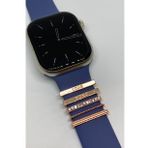 Apple Watch Uyumlu Saat Kordon Aksesuarı Charm Set Tüm Seri Kordonlara Uyumlu Kordon Süsü