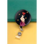 Apptakı Aşk Sevgi Buton Yoyo Yaka Kartığı Kart Tutucu Yoyo Kartlık - MBY0101