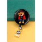 Apptakı Ayı Teddy Bear Metal Buton Yoyo Yaka Kartığı Kart Tutucu Yoyo Kartlık - MBY0007
