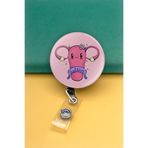 Apptakı Kadın Doğum Uterus Buton Yoyo Yaka Kartığı Kart Tutucu Yoyo Kartlık - MBY0021