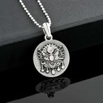 Apptaki Osmanlı Devlet Arması Madalyon Kolyesi - CAZ0273