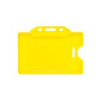 Apptakı Sarı Yatay Kart Kabı Kart Kılıfı Yaka Kartı Kart Koruyucu - KRT0012