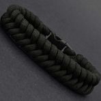 Apptaki Siyah Yılan Paracord Bileklik - PAR0054