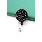 Apptakı YOY0037 Albert Einstein Fizik Formülü Emc2 Yoyo Yaka Kartığı