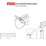 Apr Apere Apr 216-D 18 mmx9 mm Şerit ve Ekstrafor Katlama Aparatı