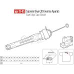 Apr Apere Apr 6-R 35 mmx13 mm Biye Tek Kıvırma Aparatı