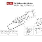 Apr Apere Apr 8-R 28 mmx9 mm Biye Tek Kıvırma Klorat (Etek) Aparatı