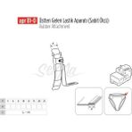 Apr Apere Apr 81-0 18 mm Üstten Gelen Sabit Lastik Aparatı
