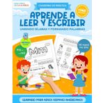 Aprender a leer y escribir uniendo sílabas y armando palabras | Cuaderno de práctica para niños en español: Cuaderno de caligrafía para niños | ... (Libros de Aprendizaje para niños en español)