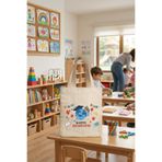 aprendi dünyanı ve kendini koru,ham bez kullan 10'lu Paket Karne Hediyesi Ham Bez Çanta 20x30 cm Model 4 - Okul Öncesi ve İlkokul Karne Hatırası Hediyelik Kitap Çantası