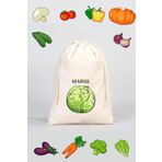 APRENDİ Sebze - Meyve Kesesi / Torbası Buzdolabı Organizer (MARUL) 25x35