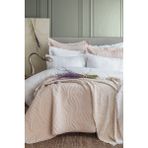 Apricitas Home Belmont Beige Tek Kişilik %100 Pamuk Nevresim Takımı ve Battaniye-Yatak Örtüsü Seti - 170 x 240 cm - Bej