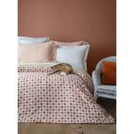 Apricitas Home Kutusuz Terra Terracota Tensel Saten Baskı Çift Kişilik Nevresim/yastık KILIFI(2ADET) - 001-Renkli - 200 x 220 cm