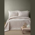 Apricitas Home Savoy Bej Jakar Yatak Örtüsü Seti Tek Kişilik - 160 x 240 cm