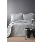 Apricitas Home Savoy Gri Çift Kişilik Yatak Örtüsü Seti - 230 x 240 cm