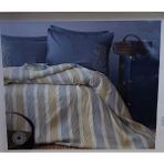 Apricitas Kasablanka Yatak Örtüsü Pikeli Set Tek Kişilik - Lacivert - 170 x 240 cm