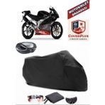Aprilia Rsv Mille Siyah Arka Çanta Uyumlu Motorsiket Brandası Motor Örtüsü Çadır Su Geçirmez Motosiklet Kılıfı Motor Brandası - Siyah- Arka Çanta UYUMLU