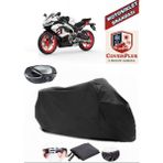 Aprilia Tuono 125 Branda Siyah Arka Çanta Uyumlu(Topcase) Motosiket Brandası Motor Örtüsü Çadır Su Geçirmez Motosiklet Kılıfı Motor Brandası,lastikli,taşıma Torbalı