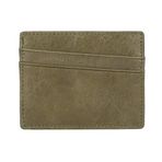 AprinCtempsD RFID engelleme kadın kredi kartı tutucu ince hakiki deri erkek Mini cüzdan bayanlar küçük bozuk para cüzdanı çanta Vintage Retro, yeşil, 10.5 x 8 cm, Gündelik