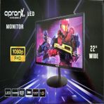 Apronx 22" LED Monitor Vga+Hdmi+Ses Bağlantı Tipi ile Sabit Kullanım Özelliği