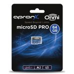 Apronx 64GB Micro Sd A2 U3 Uhs-I Tf Hafıza Kartı