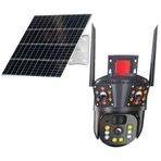 Apronx APX-WSP348 6 MP 3.6 mm 4G 49 LED Wi-Fi PTZ Solar Çift Kamera