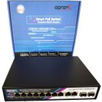 Apronx Yönetilemez 8 Port 10/100 Poe Switch 125W 8 PoE Portu ile Yüksek Güç Bağlantı Özellikleri