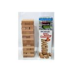 Apsis Kitap 54 Parçalı Jenga Ahşap Eğitici Oyuncak