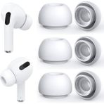 Apsuwa Air Pods Pro Air Pods Pro 2 Kulaklık Yedek Silikon Kulak Tıkacı - Beyaz